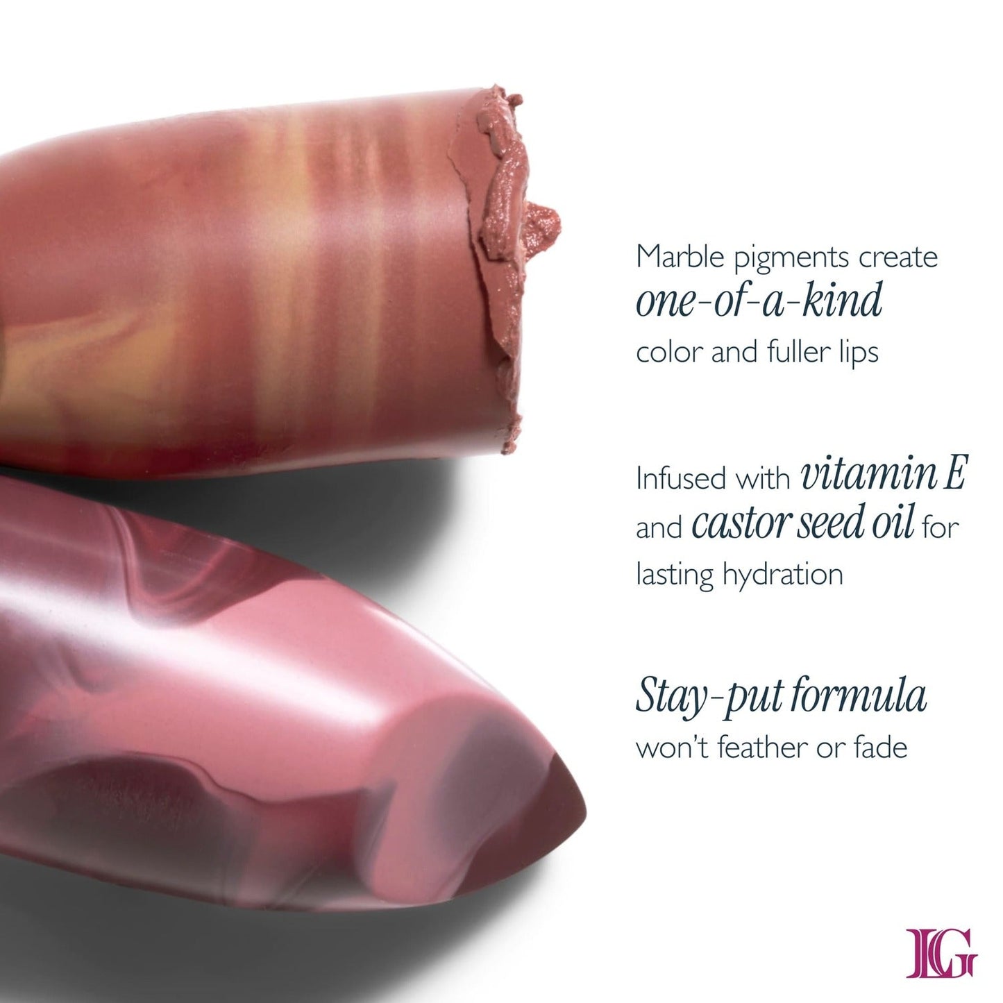 Italian Marble Lipstick Duo: Berry Banana & Ros¨¦ Macaron